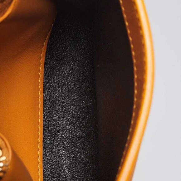 Yves Saint Laurent Beige Smooth Leather Mini Card Case on Chain Bag - Picture 9 of 12